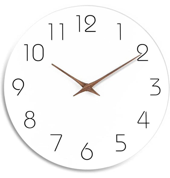 Simple colored Silent Wall Clock 12 Inch