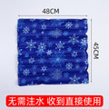 Ladies cooling mat with innovative snowflake structure