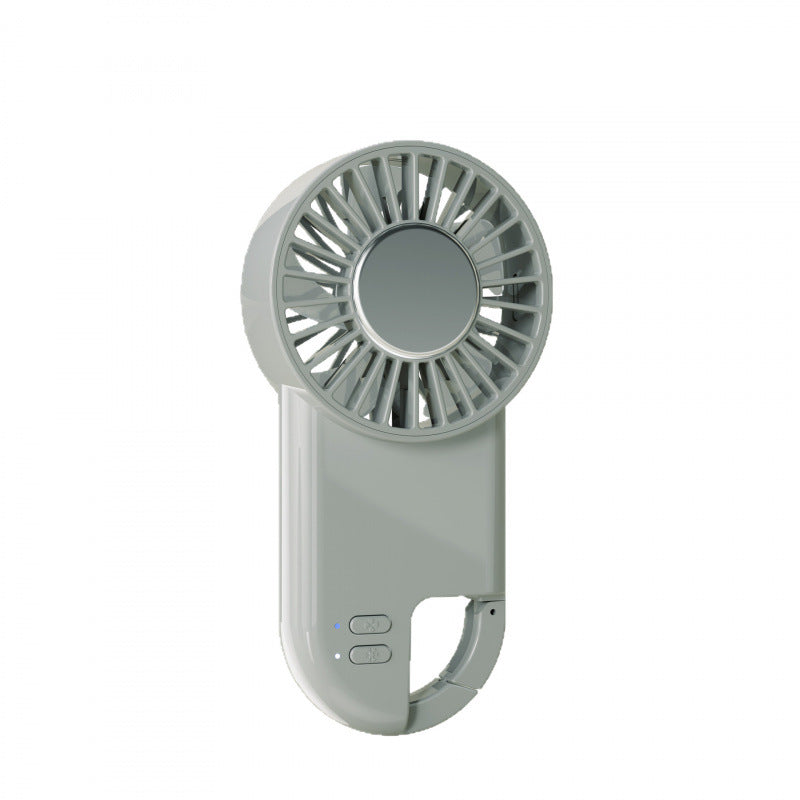 Portable Handheld Mirrored Cooling Fan