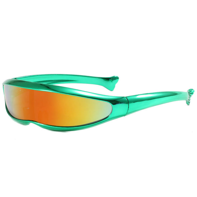 Women Sporty Sunglasses with Ergonomic Design and Mirrored Lenses