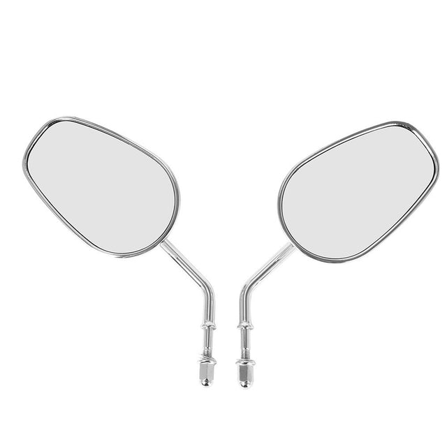 Motorcycle rearview mirror with adjustable arm and sturdy design