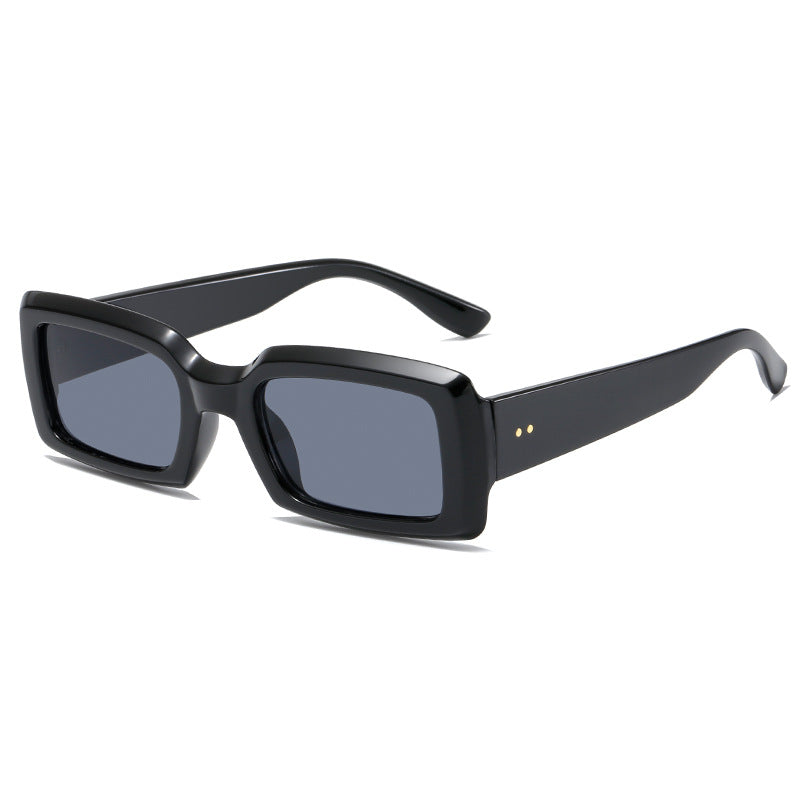 Ladies stylish square sunglasses with mirrored lenses