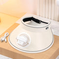 Ladies wearable cooling collar with fan