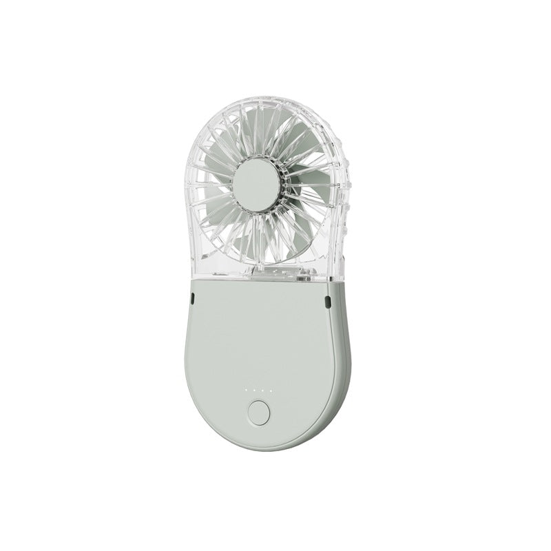 Unisex Compact Rechargeable Handheld Mirror Fan