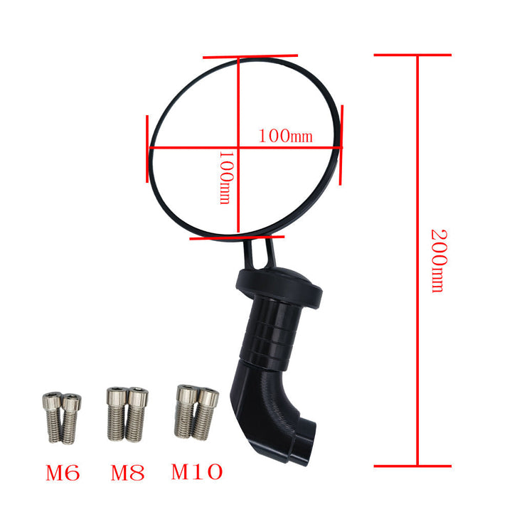 Sporty motorcycle mirrors