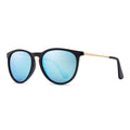 Women's fashionable and elegant sunglasses with high-quality plastic frame and mirrored lenses