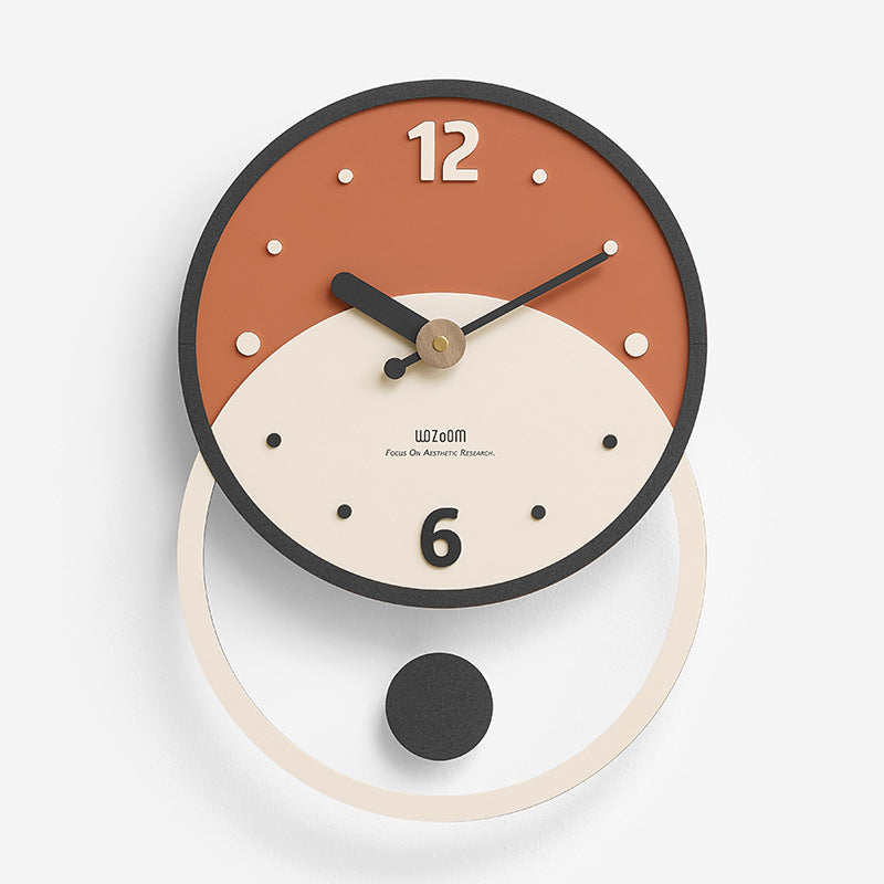 Nordic Minimalist Wall Decoration Clock for the Living Room