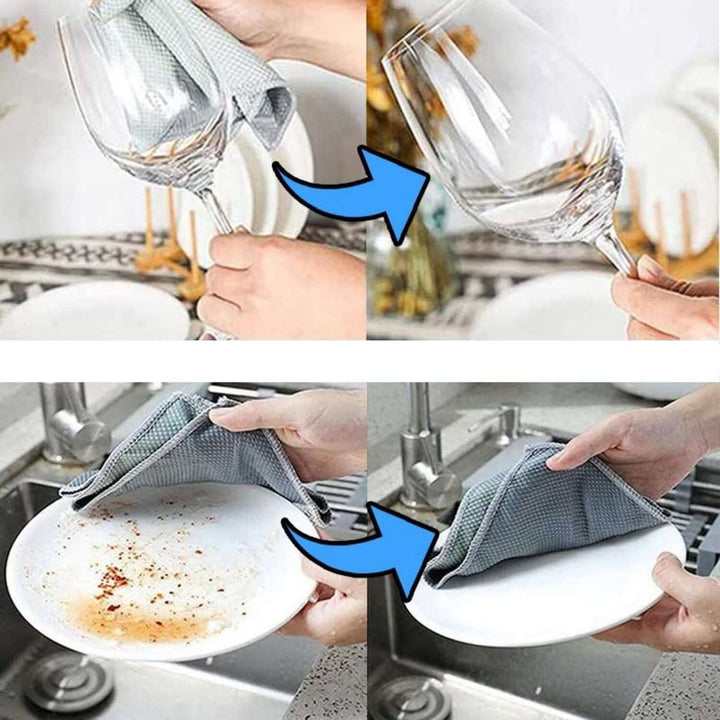 Soft Touch Wonder Cloth – Stripe-Free Cleaning of Glass, Mirrors &amp; Stainless Steel |