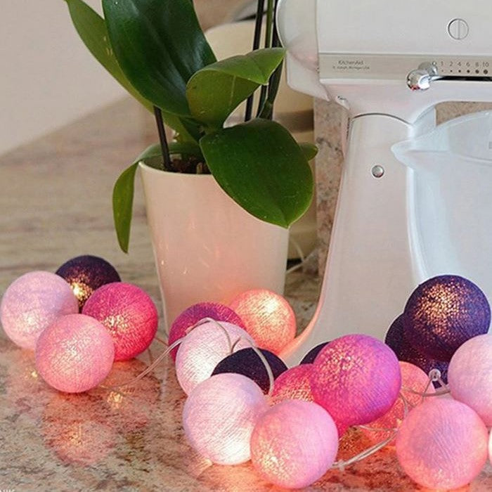 Ballton - Cotton glowing ball swing | Various color combinations