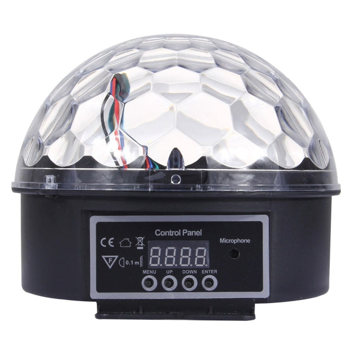 Digital LED RGB Crystal Magic Ball Stage Effect Light, DMX Party Disco DJ Bar colored Pattern Lighting