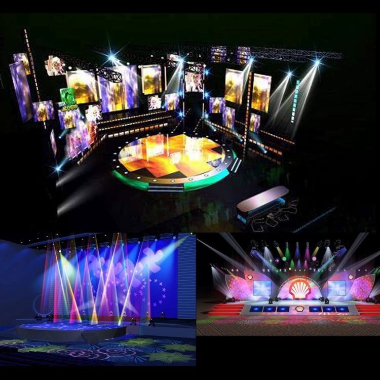 Digital LED RGB Crystal Magic Ball Stage Effect Light, DMX Party Disco DJ Bar colored Pattern Lighting