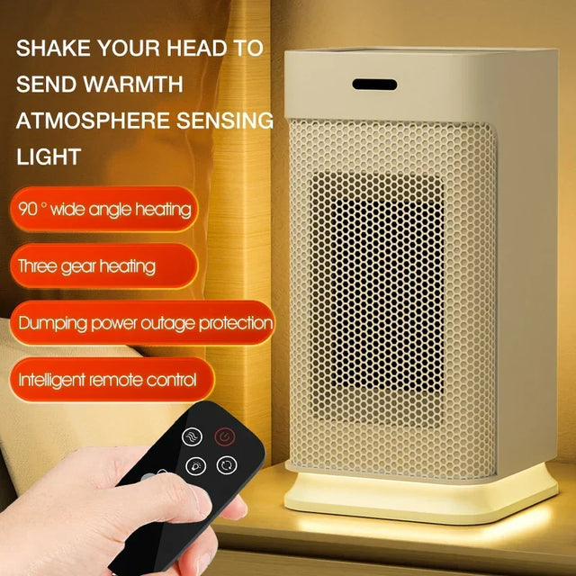 Wearable Ceramic Electric Heater with PTC and Night Light