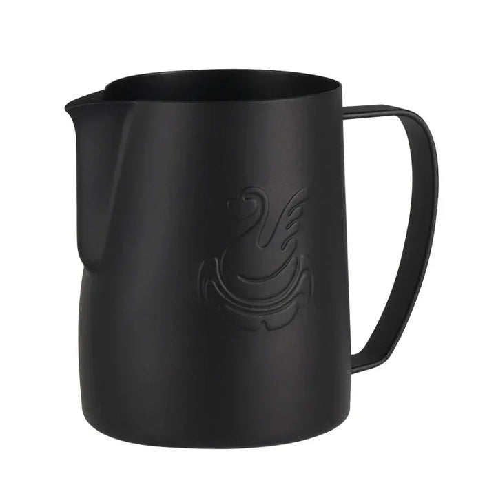 600ml stainless steel coffee pot milk frother cup cream maker espresso latte art tool elegant swan