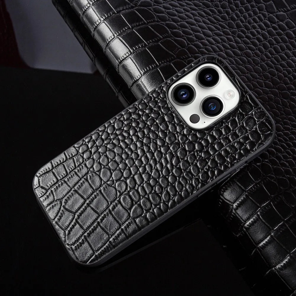 Cosmo genuine leather iPhone case
