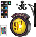 Harry Potter 9 3/4 Figure Night Light LED Magic Wall Lamps Platform Hogwarts 3D Lamp Harry's Room Decor Kids Birthday Gift