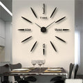 New large unique style acrylic wall clock