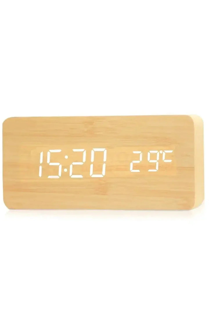 Wood LED Digital Clock