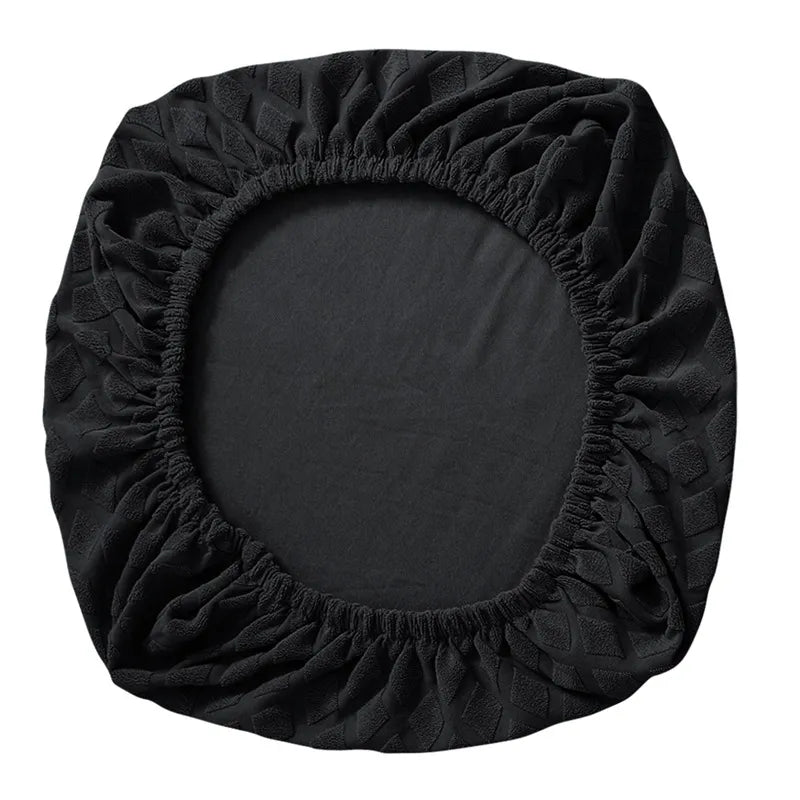 Spandex elastic office chair cover Jacquard seat covers pineapple mesh fleece protective cover elastic computer seat protector