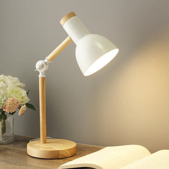 Dyed Wooden Table Lamp