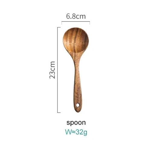 AcaciaLuxe – Versatile Kitchen Set with Natural Elegance