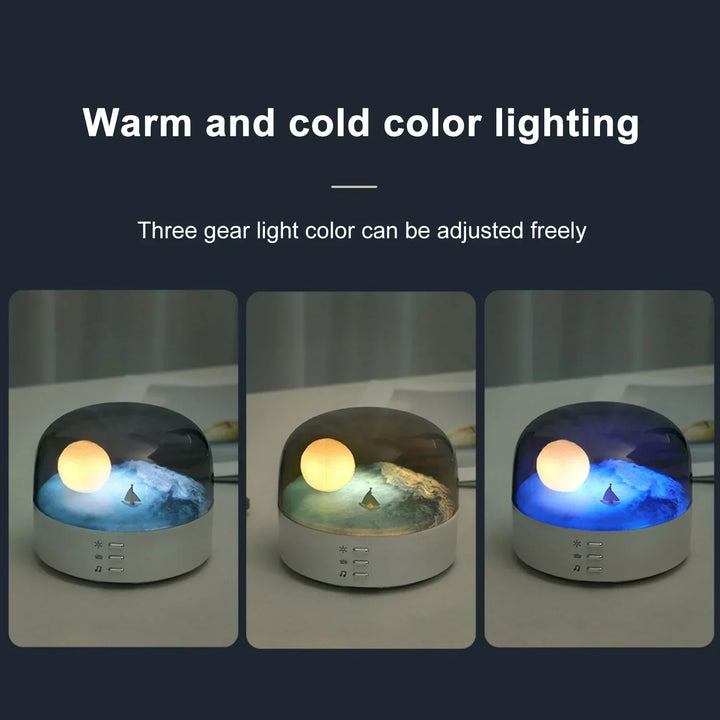 3D Mysterious Moon LED Night Light Speaker |