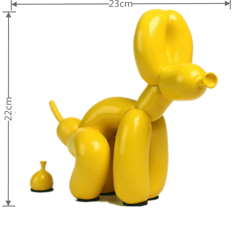 Balloon Dog Sculpture, Balloon Art Statue, Mini Collectible Figure, Home Decor, Resin Figure, Desk Accessories, Room Decoration