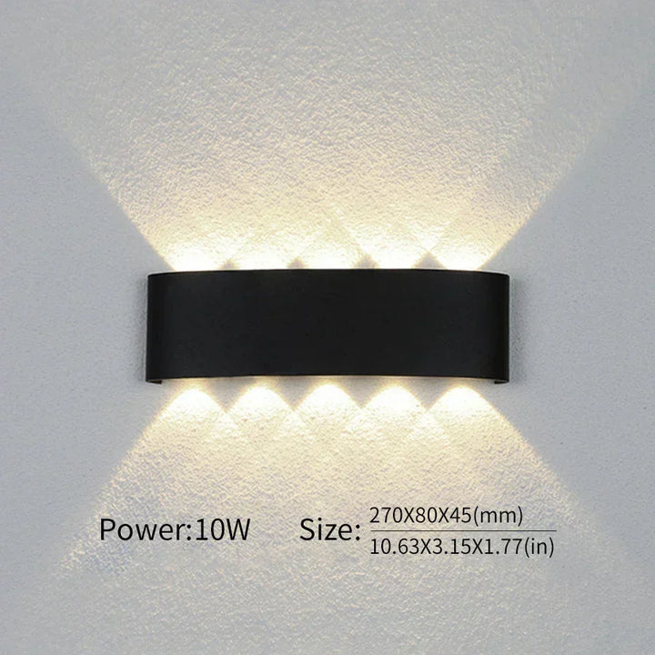 Modern lighting, indoor or outdoor: The versatile LED wall lamp