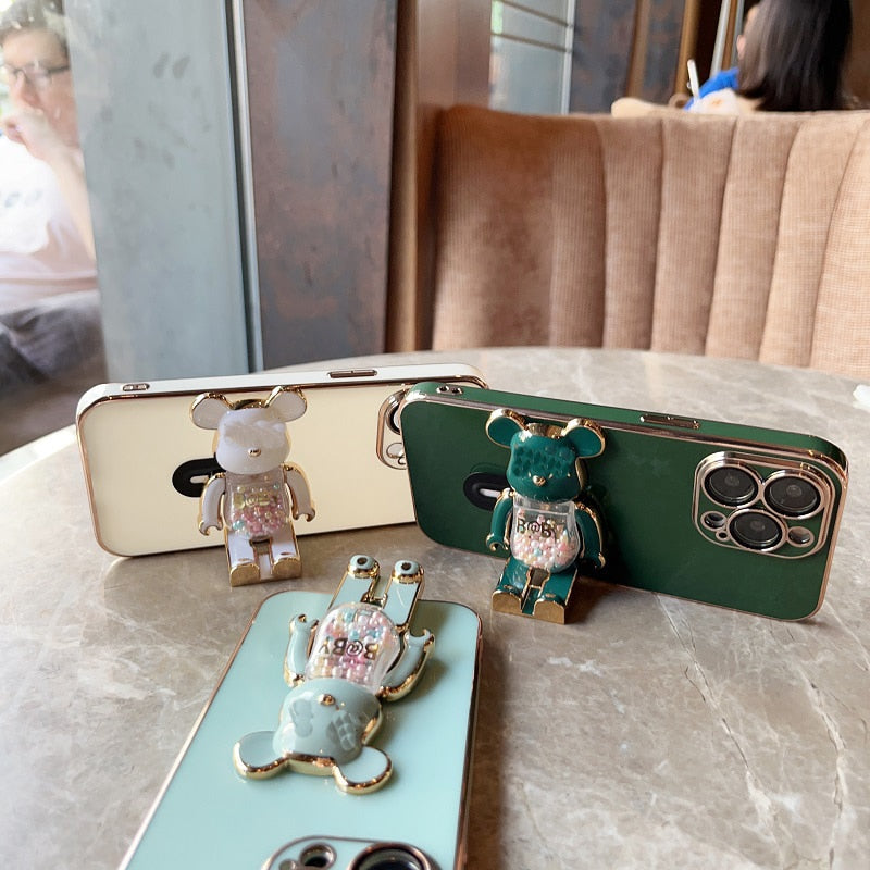 Bear Lover colorful 3D Doll Phone Case