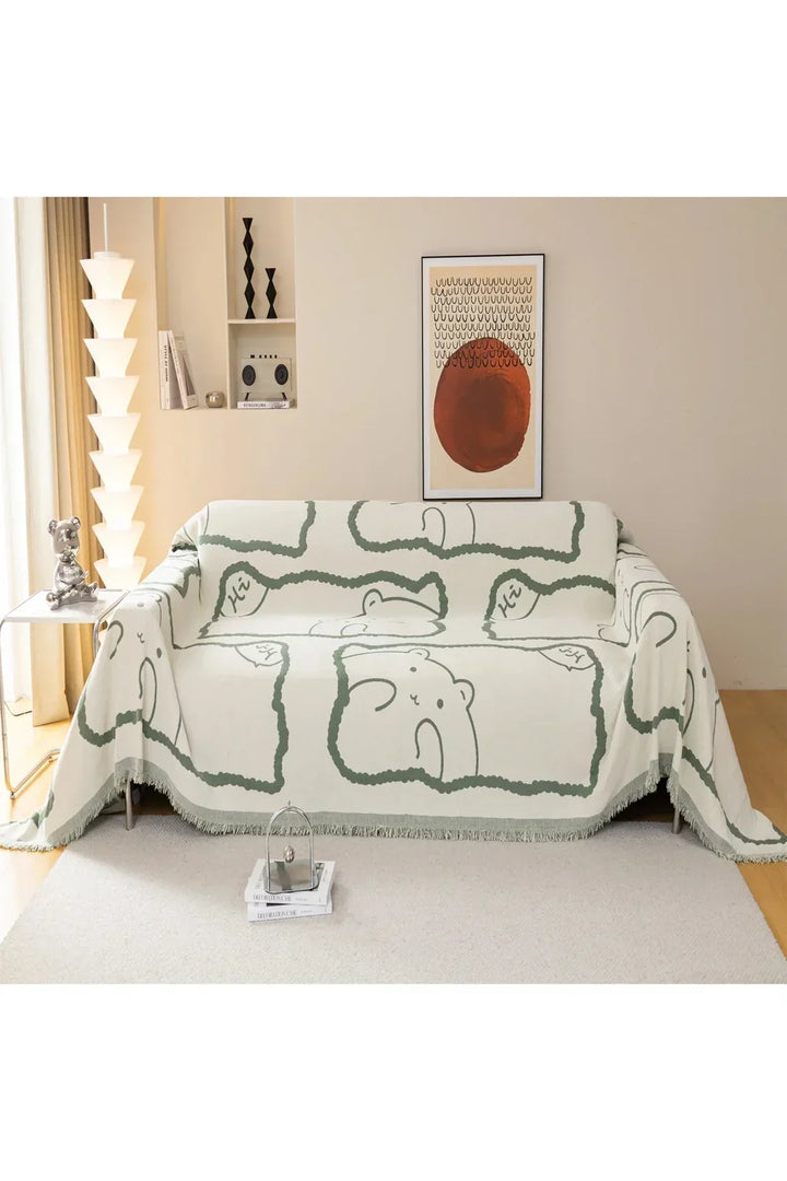 Living room sofa cover |