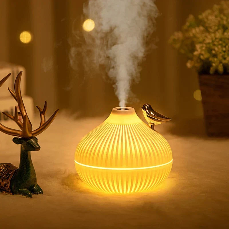 MistGlow USB Humidifier | Quiet &amp; Compact | With LED Night Light &amp; Mood Lighting