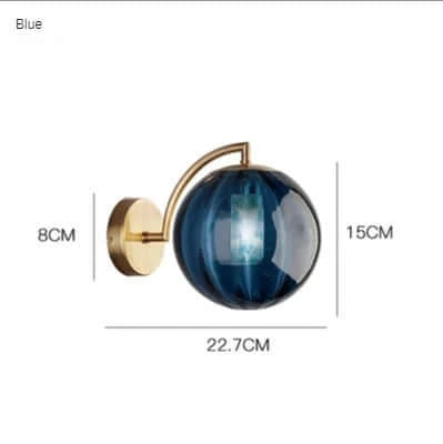 colorful Glass Modern Wall Lamp