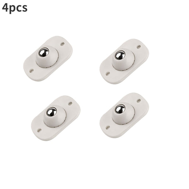 Self-adhesive small furniture wheels
