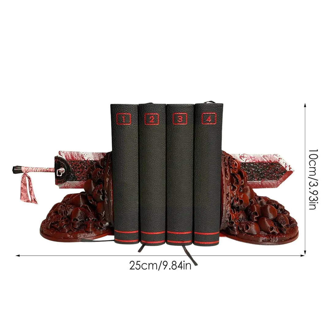 Berserk Bookends Furious Bookends Dragon Hunter Resin Craft Study Art Decorative Ornament Home Desk Bookshelf T4z7