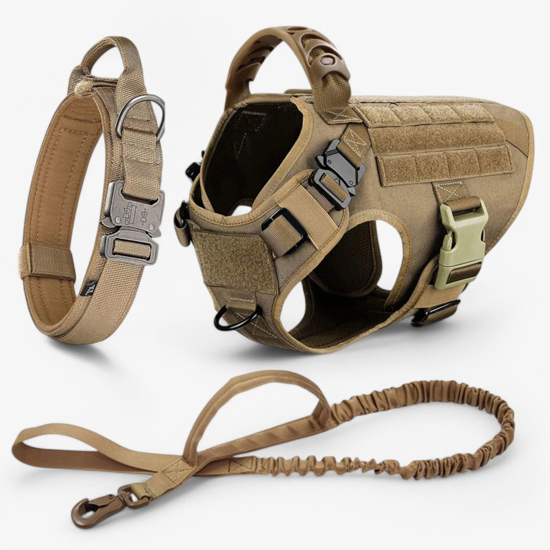 KrachtGrip Dog Harness – Adjustable Tactical Harness for Training &amp; Walks