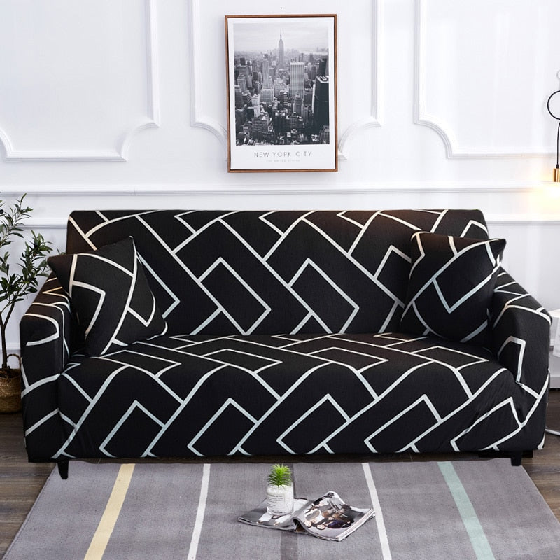 Modern Non-slip colorful Elastic Sofa Cover |