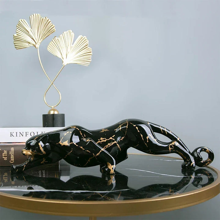 Elegant Jaguar Stone Sculptor