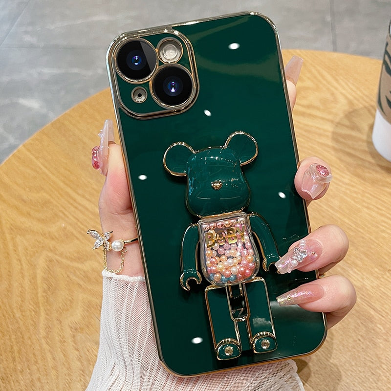 Bear Lover colorful 3D Doll Phone Case