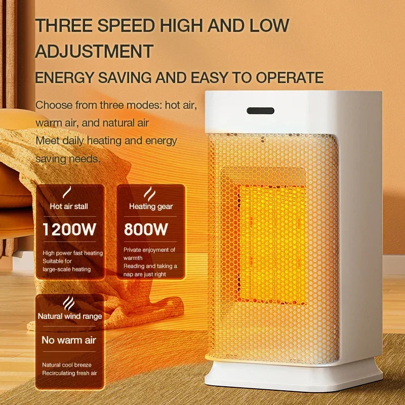 Wearable Ceramic Electric Heater with PTC and Night Light
