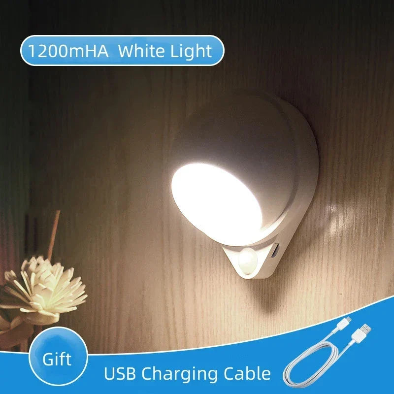 Intelligent LED Night Light GlowMate 360 | 360° Rotatable | Motion Sensor | USB Rechargeable