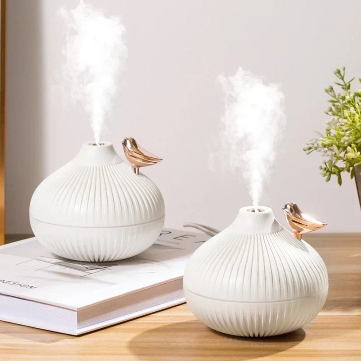 MistGlow USB Humidifier | Quiet &amp; Compact | With LED Night Light &amp; Mood Lighting