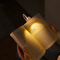 Mini Book Light - Portable Clip-On Night Light with USB Charging, Dimmable LED for Bedroom, Eye Protection, and Camping - 360° Flip Clip Book Lamp