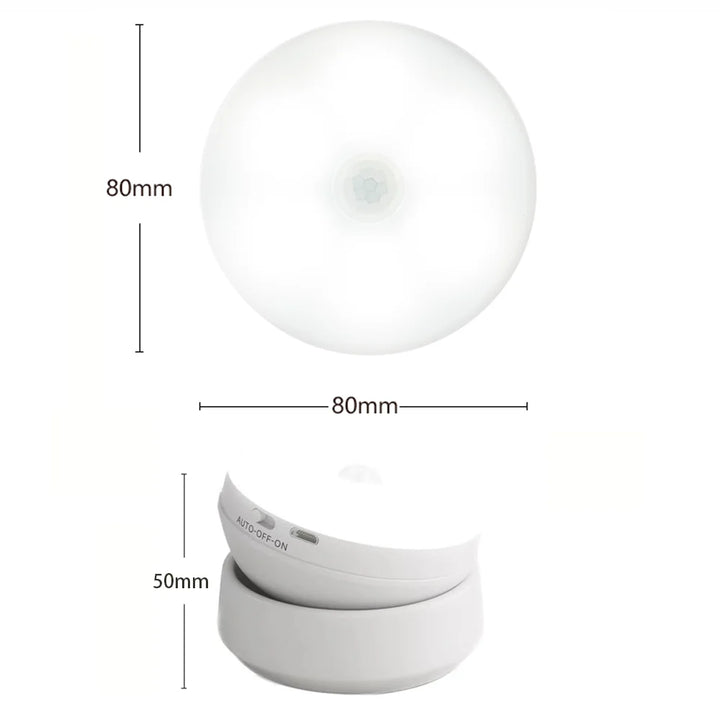 LumiFlex360 LED Night Light | Motion Sensor | 360° Rotatable | Rechargeable | Magnetic &amp; Wireless