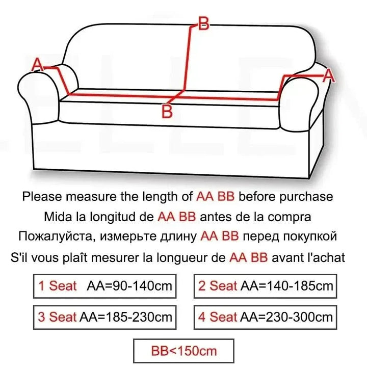 PlushFit - High-Quality Sofa Covers Made of Stretch Velvet