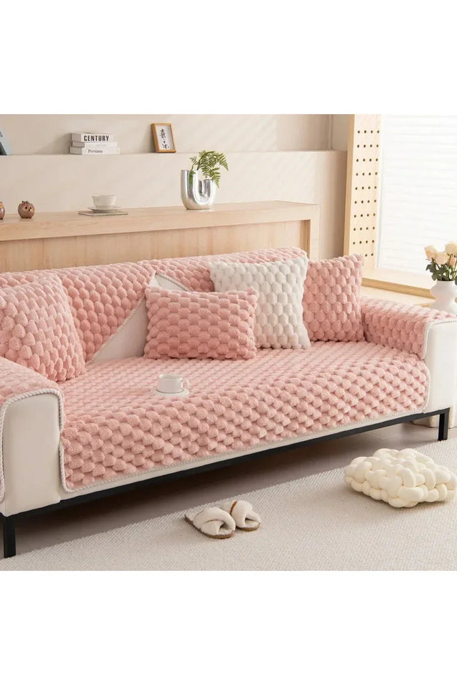 Velvet sofa cover |