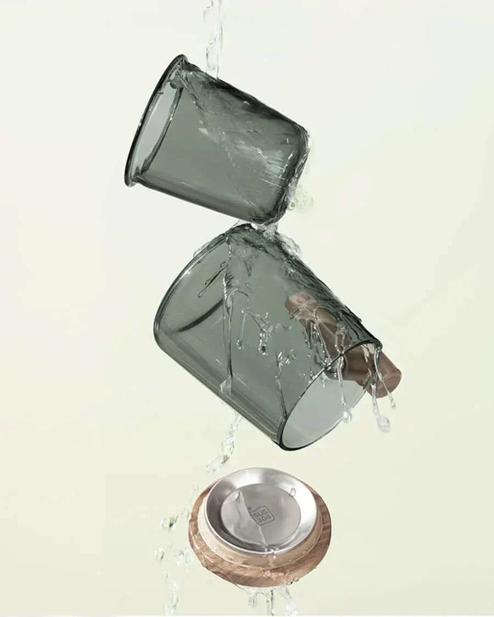 Ultramodern Glass Tea Cup with Filter and Lid