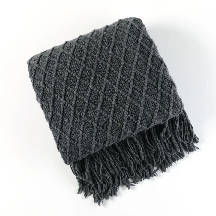 Nordic Style Dick Knitted Blanket