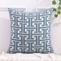 Striped cushion cover in country house style – Decorative sofa cover for living room and couch |