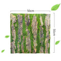 DIY Wall Decoration Green Plant Bark