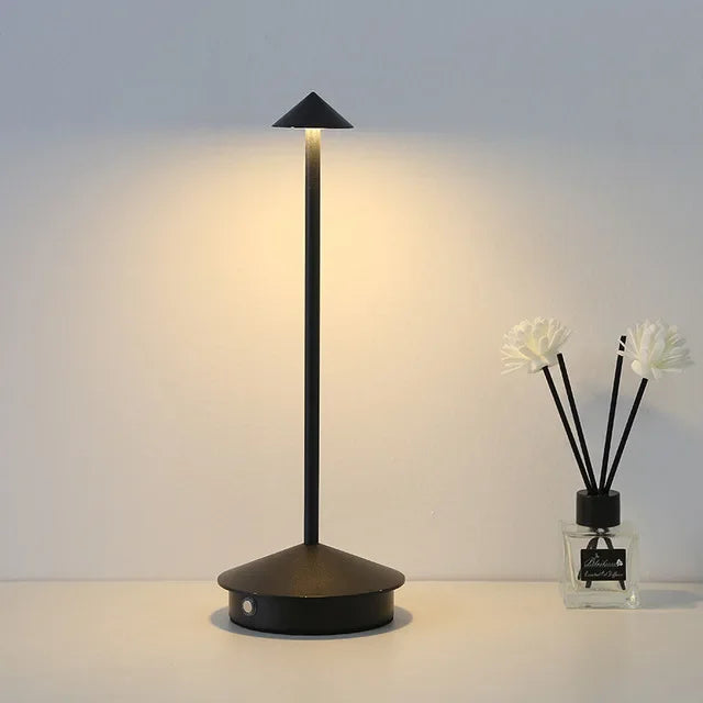 Rechargeable Table Lamp Creative Dining Room Touch Led Hotel Bar Coffee Pina Pro Table Lamp Decorative Desk Lamp
