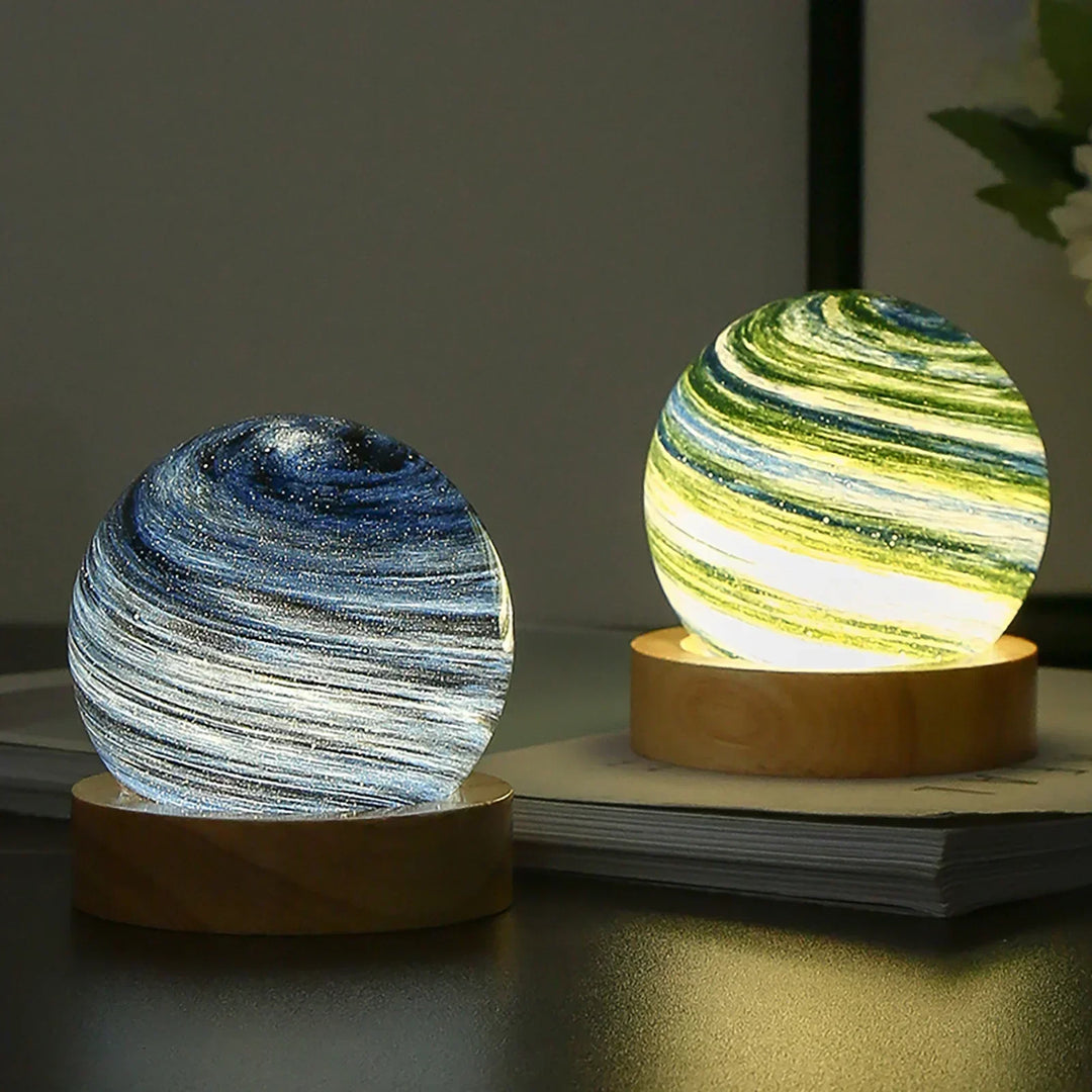 CosmicGlow - Mini night lights 3D - solar decoration LED - galaxy ambiance